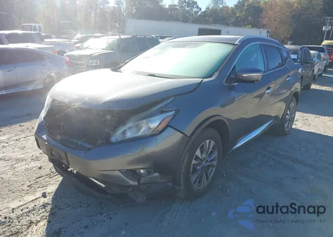 2015 Nissan Murano Sl from USA, damaged, VIN 5N1AZ2MHXFN265151